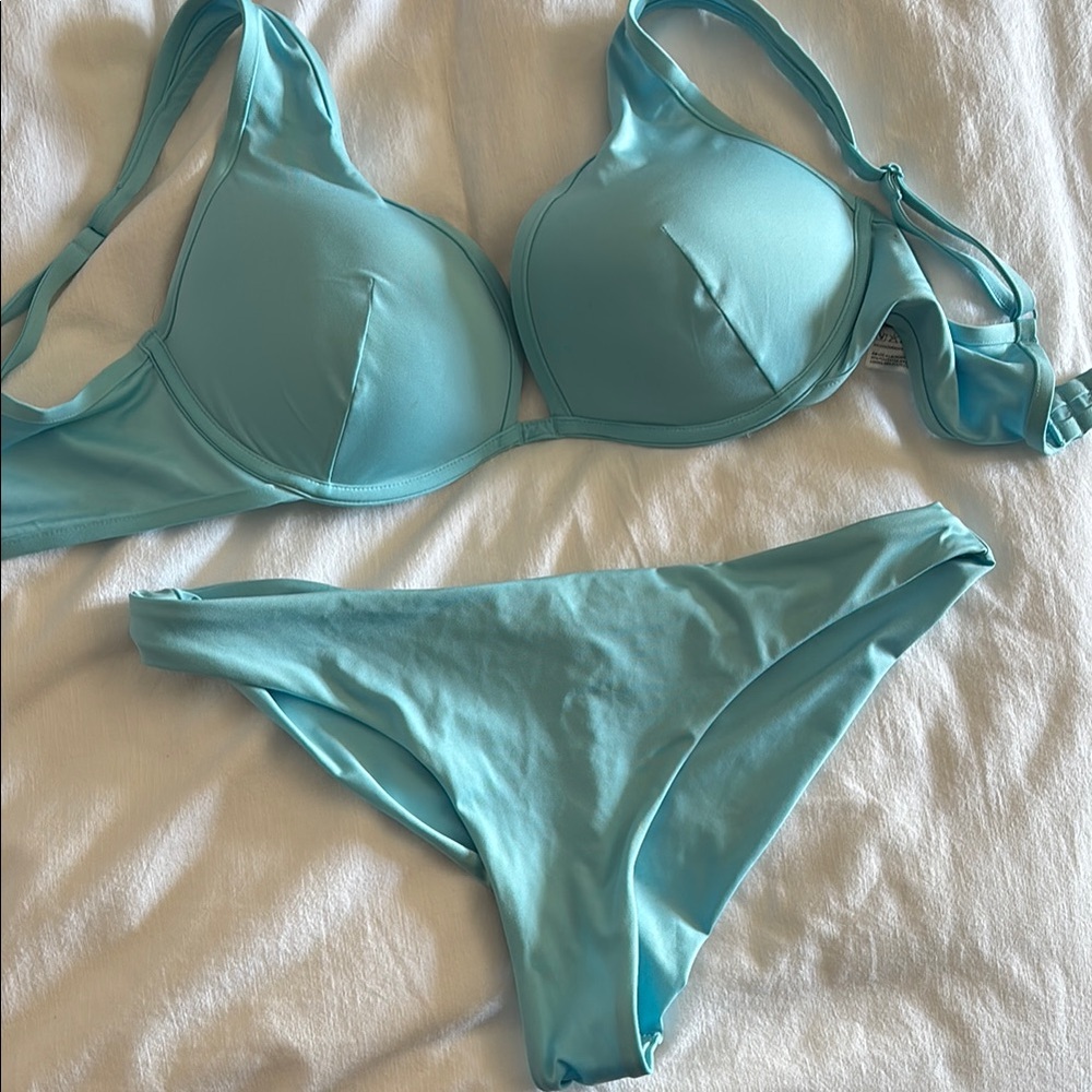 Aqua Blue Women's Bikini
